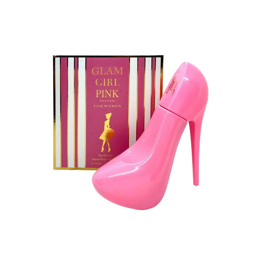 Glam Girl Pink Eau De Parfum Spray Perfume for Women - 3.4oz
