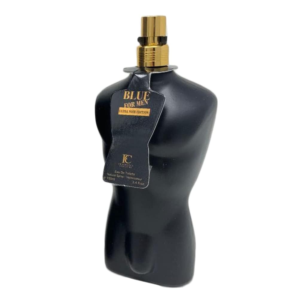 BLUE FOR MEN Ultra Noir Edition Eau De Parfum for Men - 3.4oz