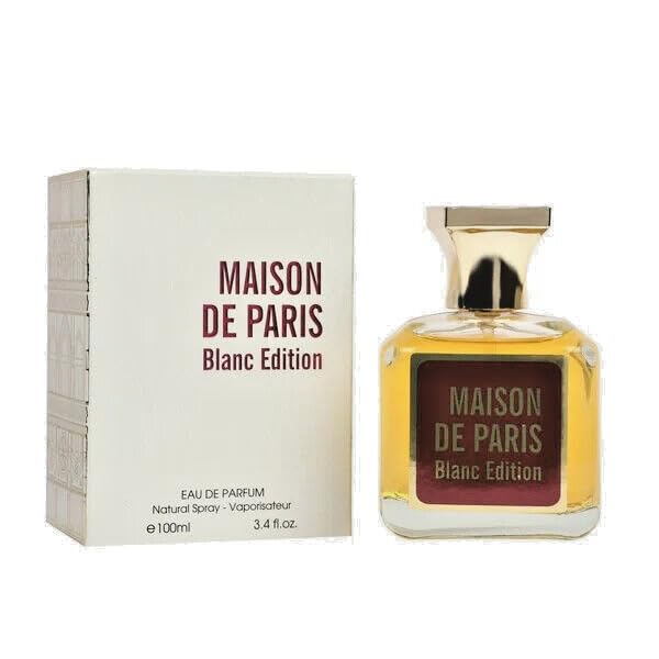 Maison De Paris Blanc Edition Eau De Parfum Spray Perfume for Women - 3.4oz