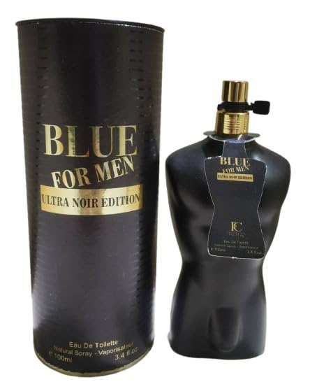 BLUE FOR MEN Ultra Noir Edition Eau De Parfum for Men - 3.4oz