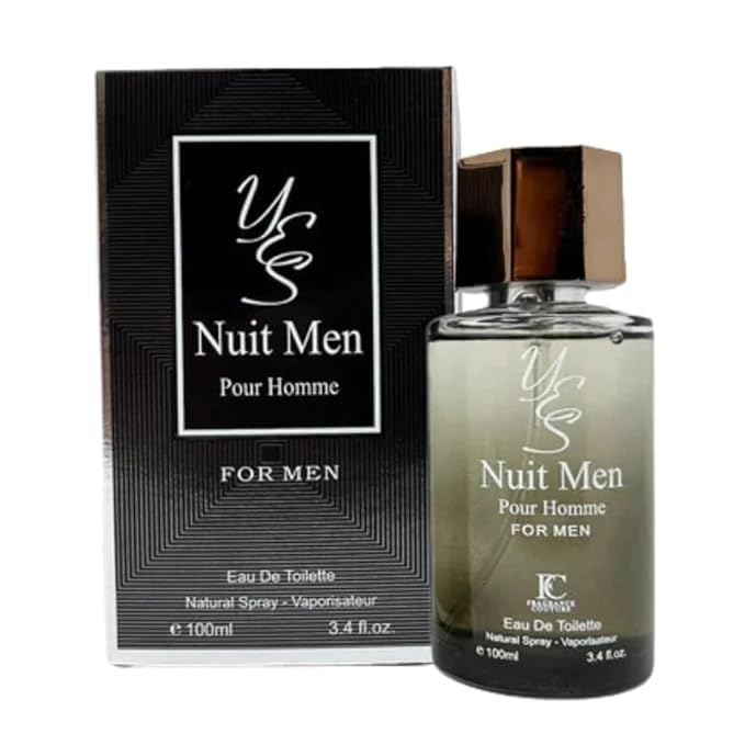 YES NUIT Eau de Toilette Perfume For Men - 3.4oz