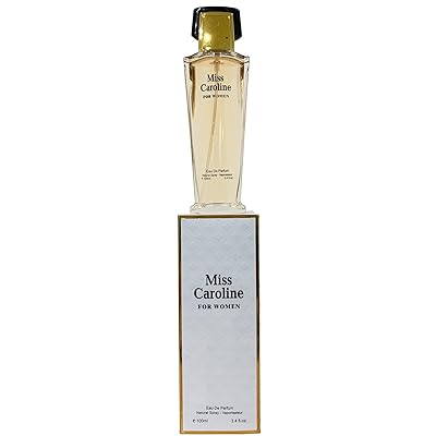 Miss Caroline Fragrance Eau De Parfum Spray Perfume for Women - 3.4oz
