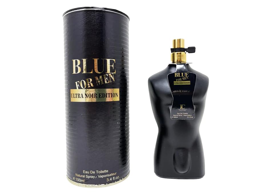 BLUE FOR MEN Ultra Noir Edition Eau De Parfum for Men - 3.4oz