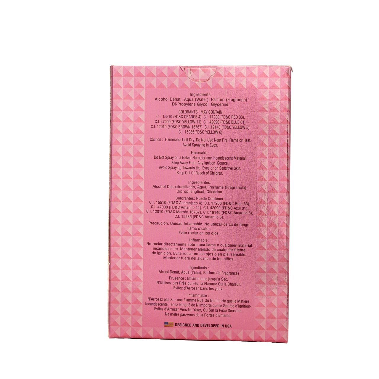 Valentine Milano Eau De Parfum Spray Perfume for Women - 3.4oz