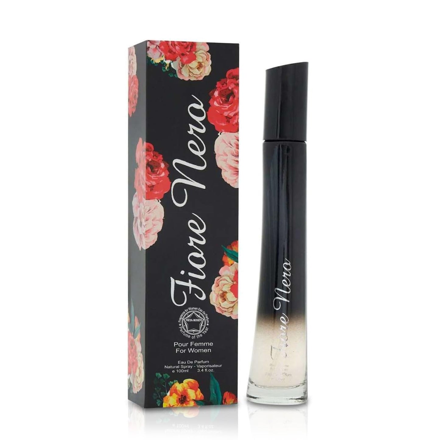FIORE NERO Eau De Parfum Spray Perfume for Women - 3.4oz