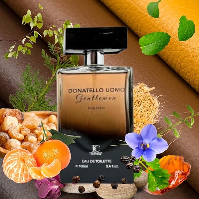 Donatello UOMO Gentleman Eau De Parfum for Men - 3.4oz