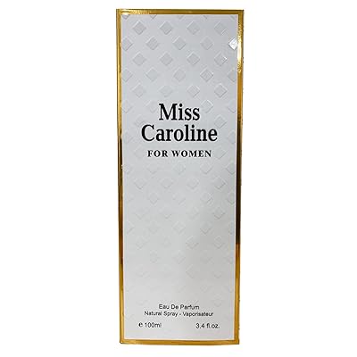 Miss Caroline Fragrance Eau De Parfum Spray Perfume for Women - 3.4oz