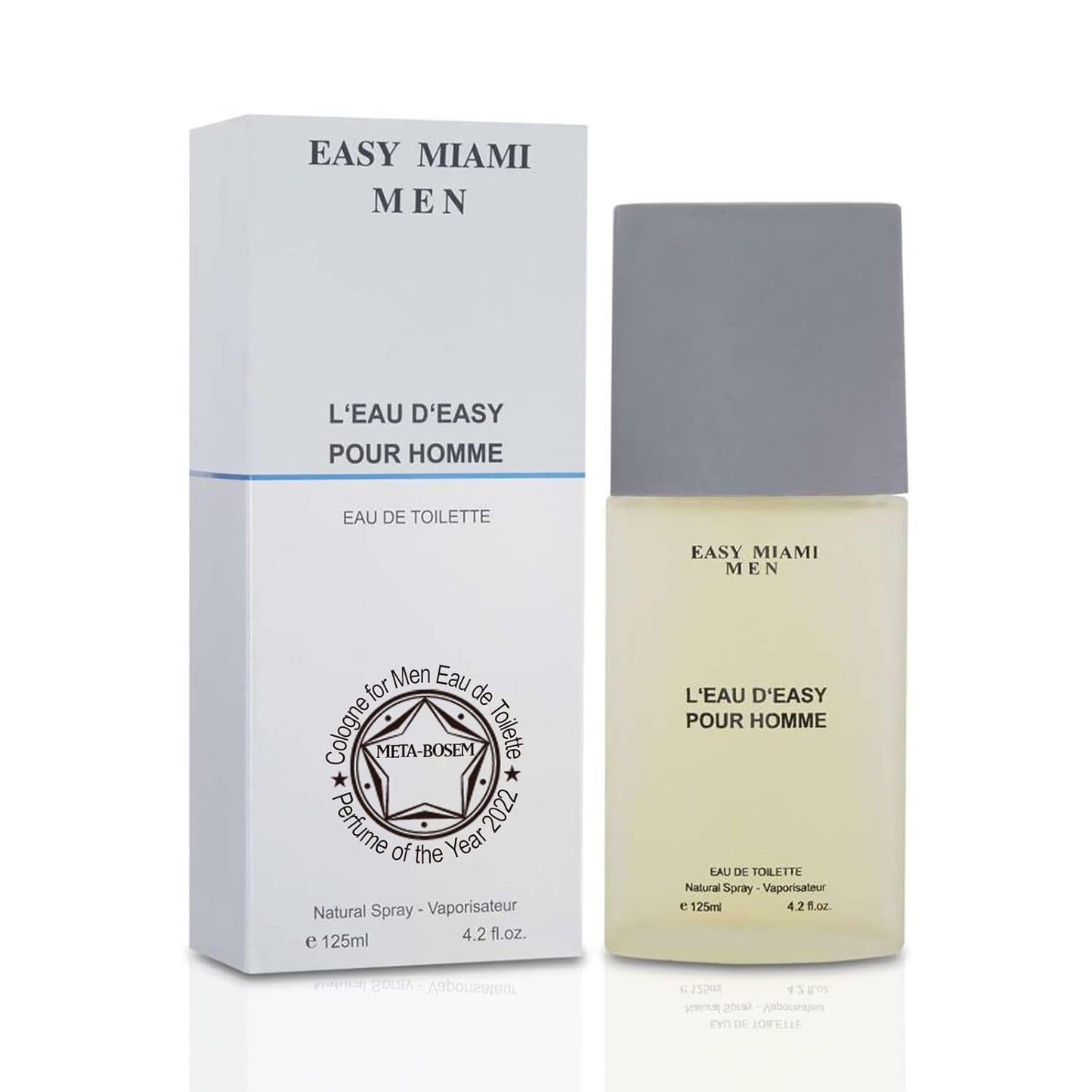 Easy Miami Eau De Parfum for Men - 3.4oz