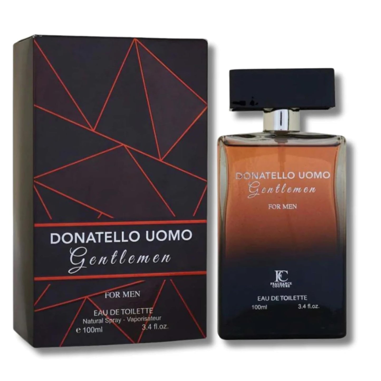 Donatello UOMO Gentleman Eau De Parfum for Men - 3.4oz