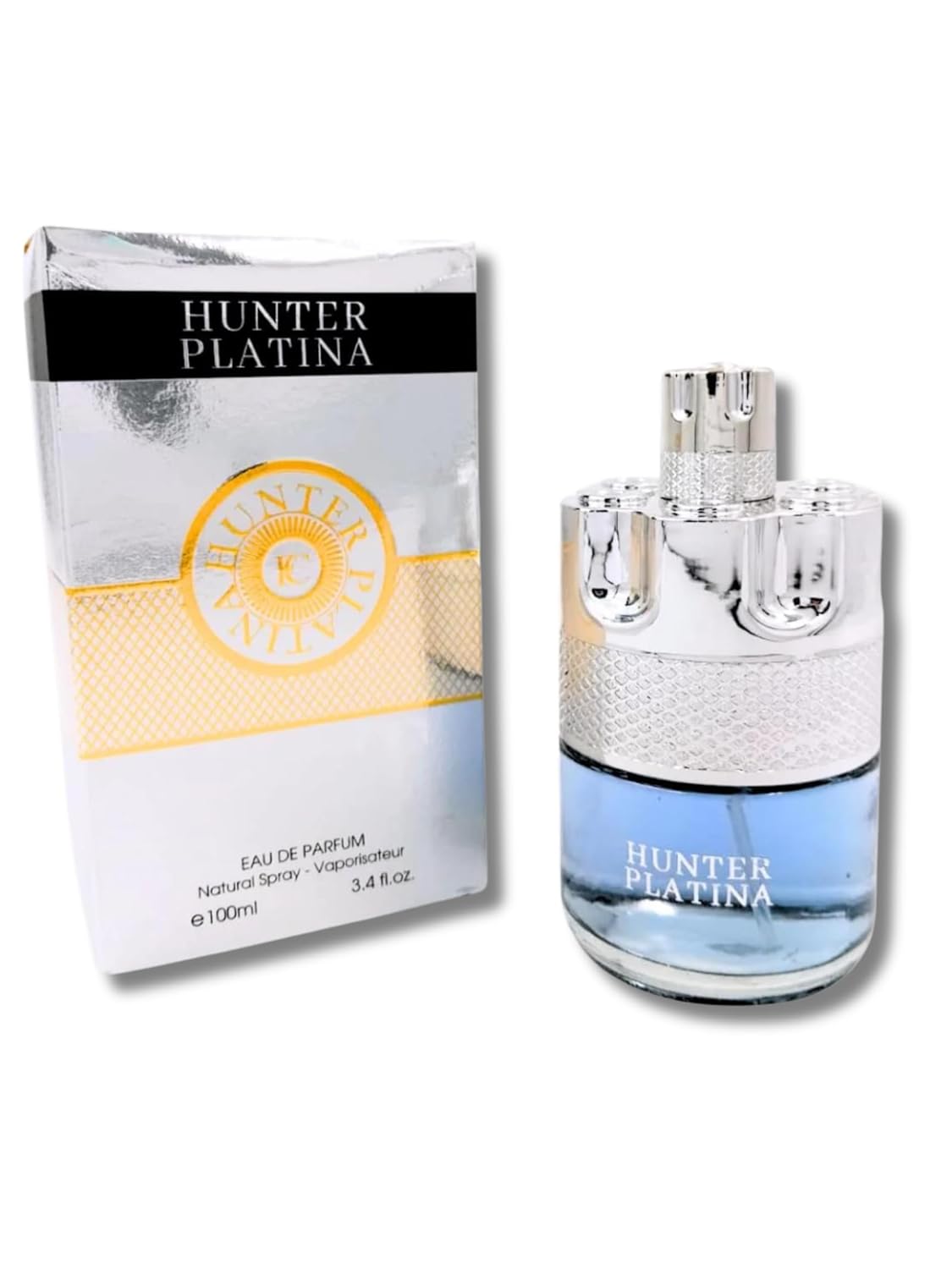Hunter Platina Eau De Parfum for Male - 3.4oz