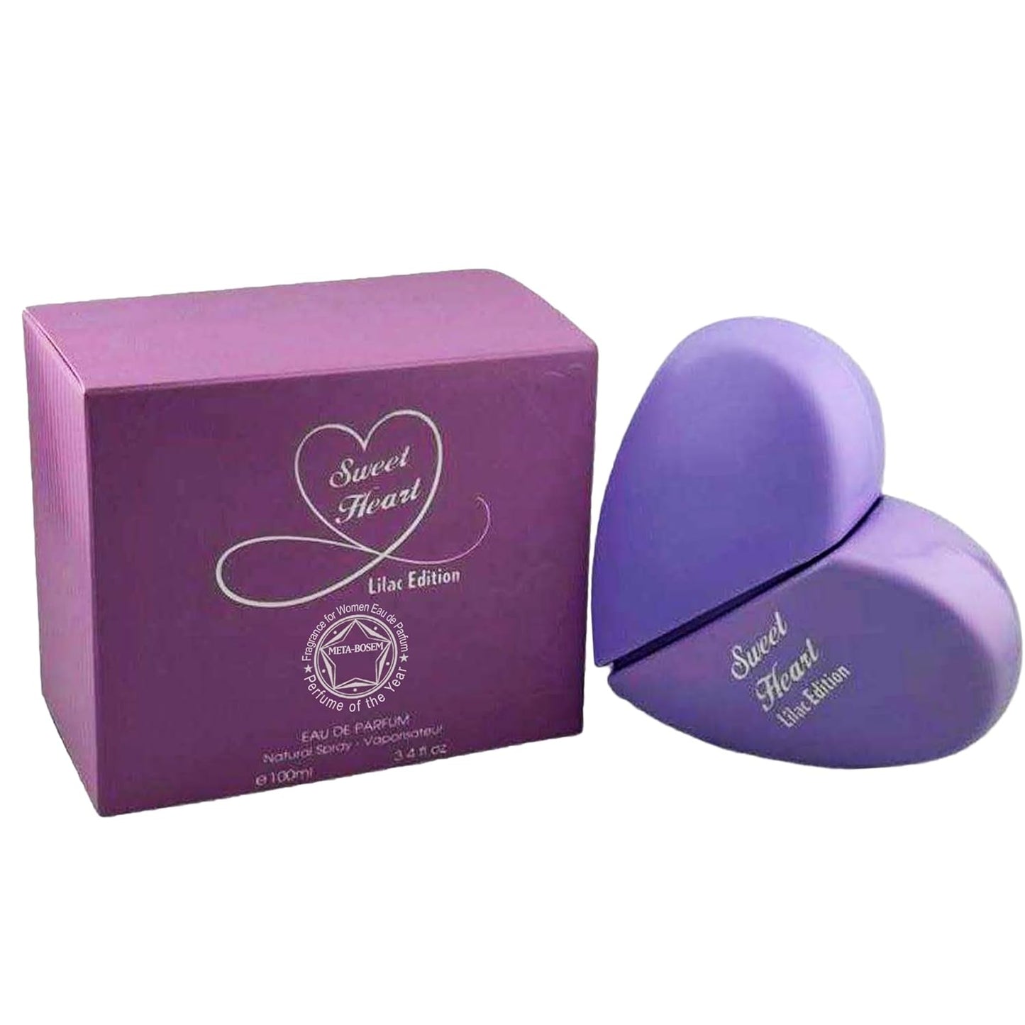 Sweet Heart Lilac Edition Eau De Parfum Spray Perfume for Women - 3.4oz