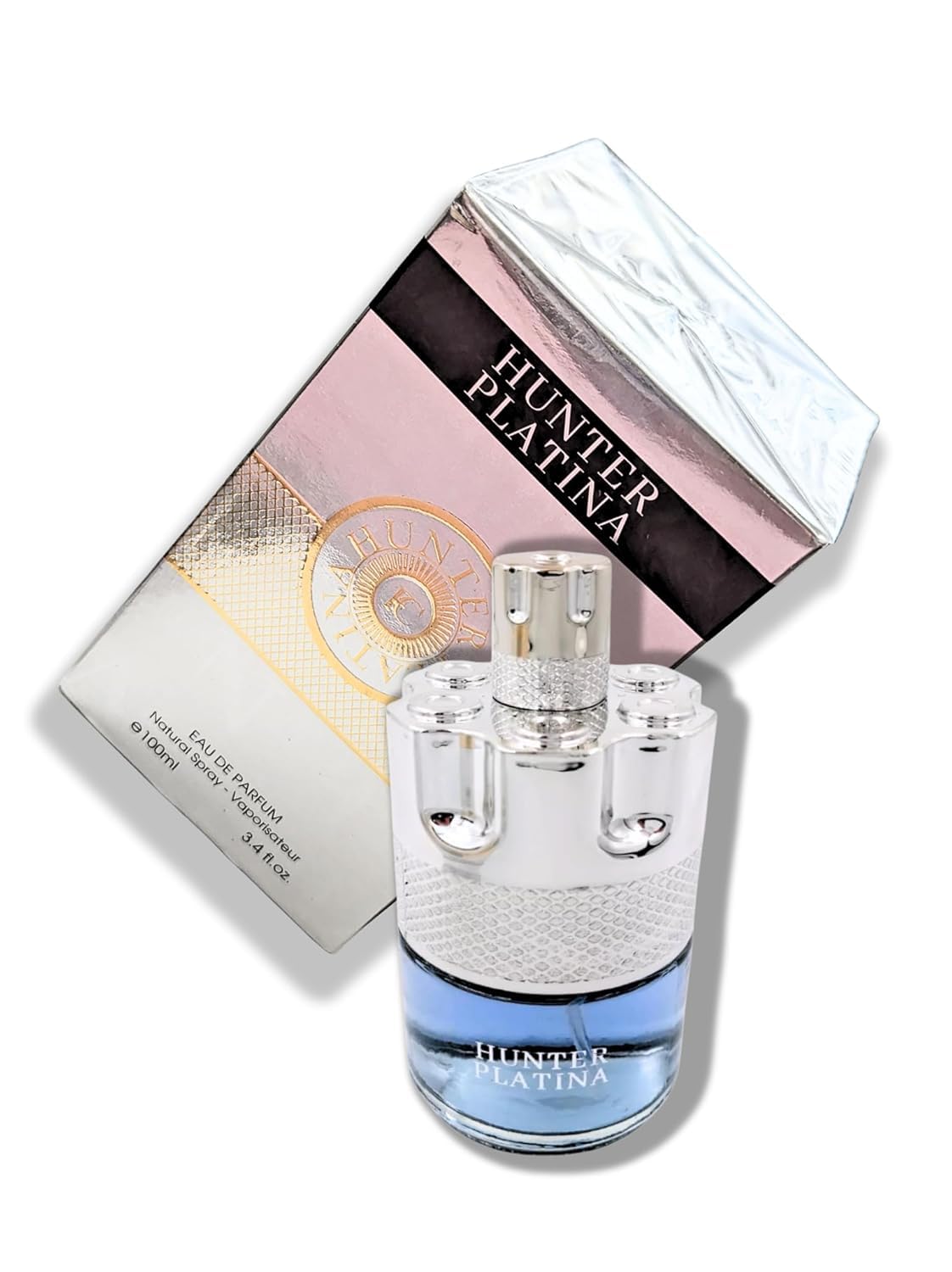 Hunter Platina Eau De Parfum for Male - 3.4oz