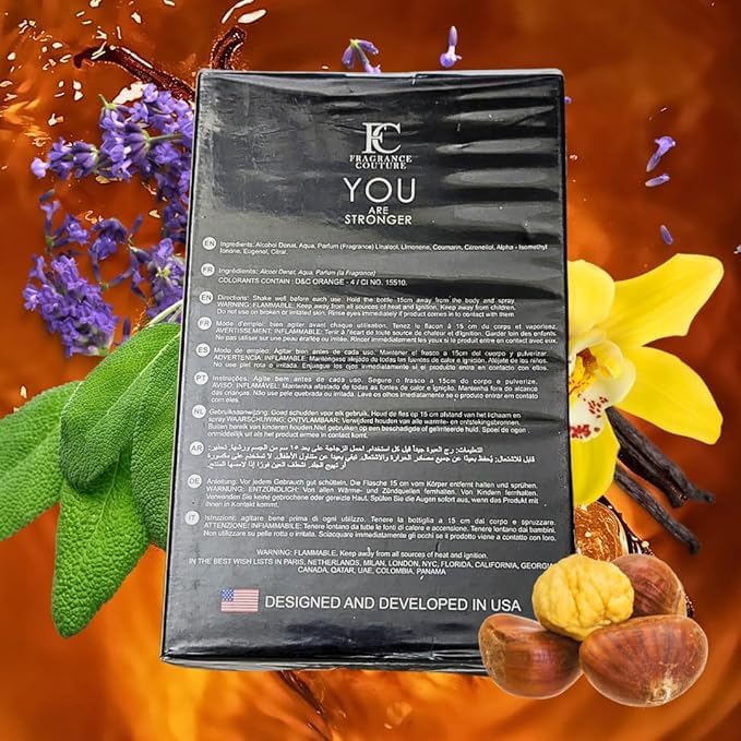 YOU ARE STRONGER Eau De Toilette Perfume For Men - 3.4oz