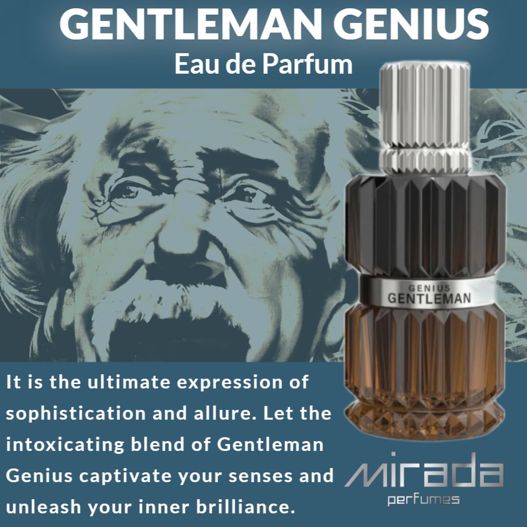 GENIUS GENTLEMAN Perfume For Men - 3.4 oz