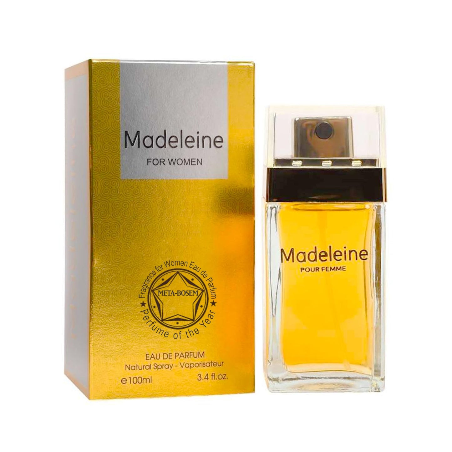 Madeleine Fragrance Eau De Parfum Spray Perfume for Women - 3.4oz