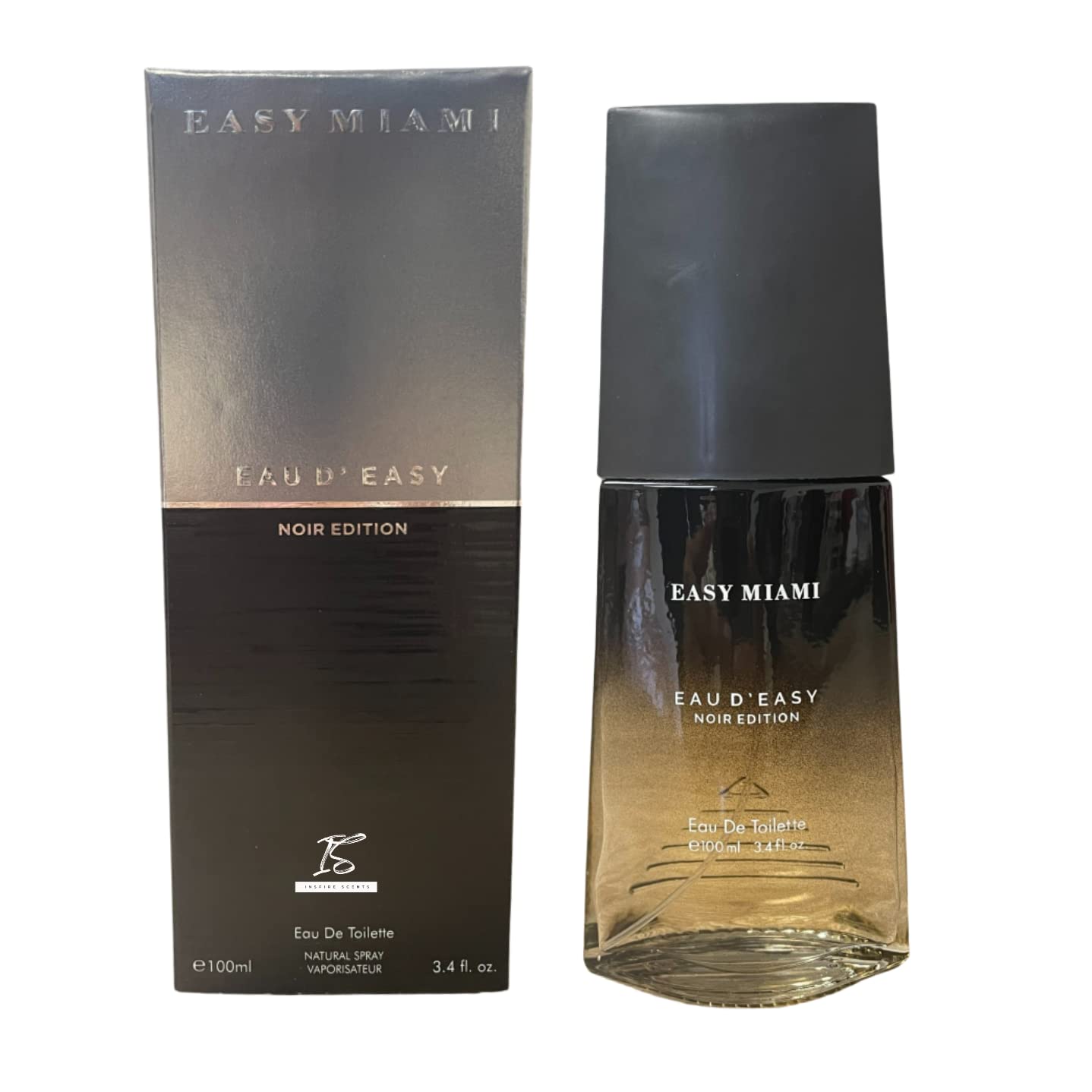 Easy Miami Noir Eau De Parfum Spray Perfume for Women - 3.4oz