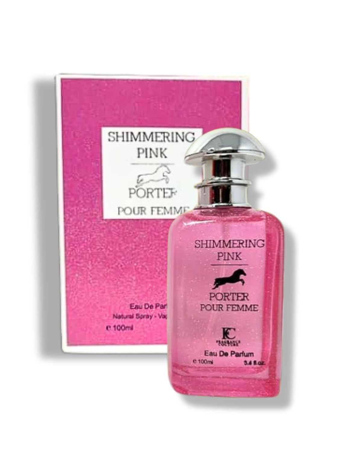 Shimmering Pink Porter Eau De Parfum Spray Perfume for Women - 3.4oz