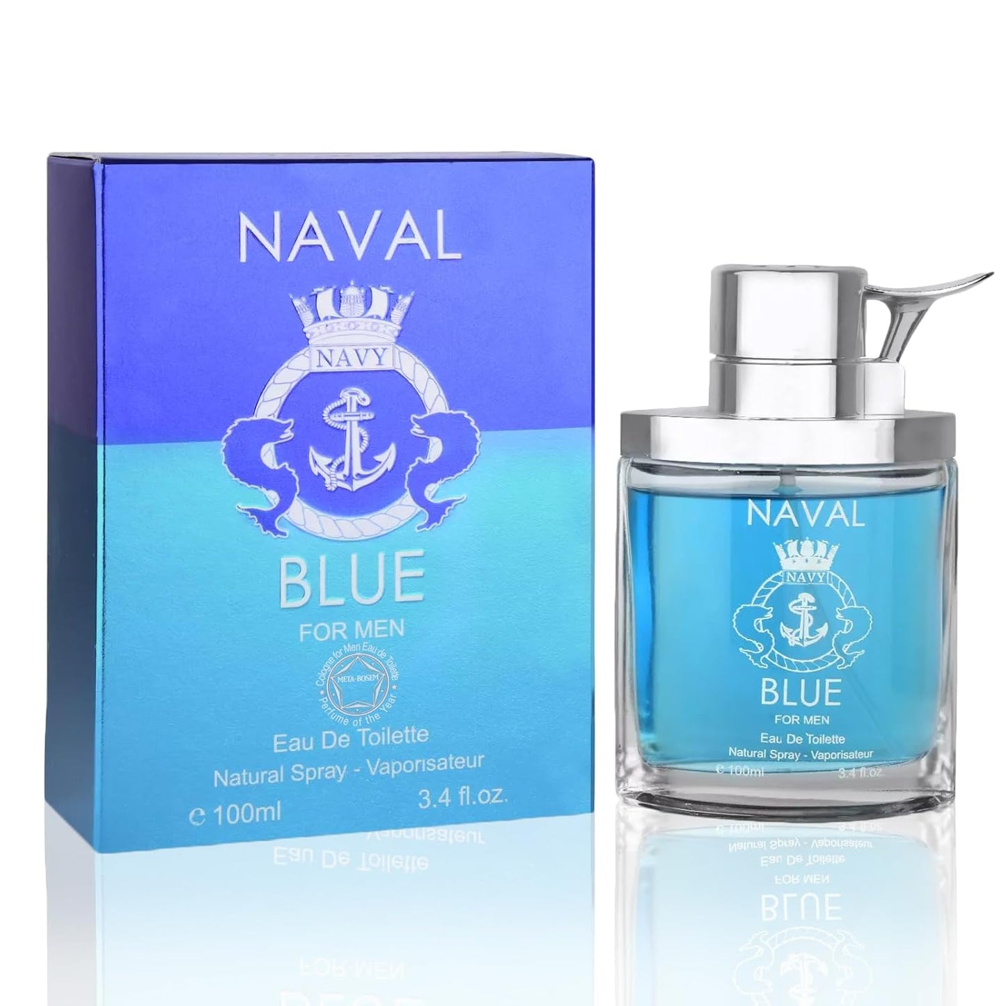 Naval Blue Men Perfume For Men - 3.4 oz