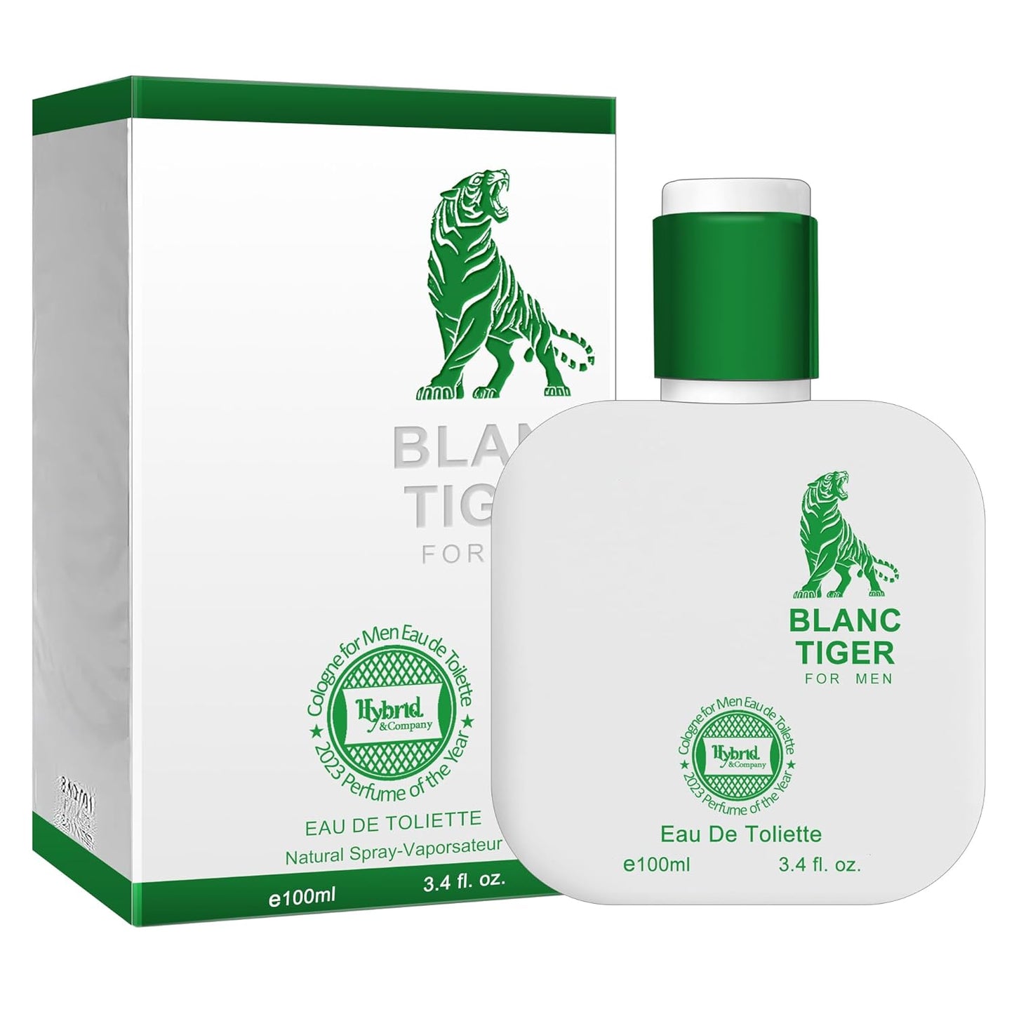 Blanc Tiger Eau De Parfum for Men - 3.4oz