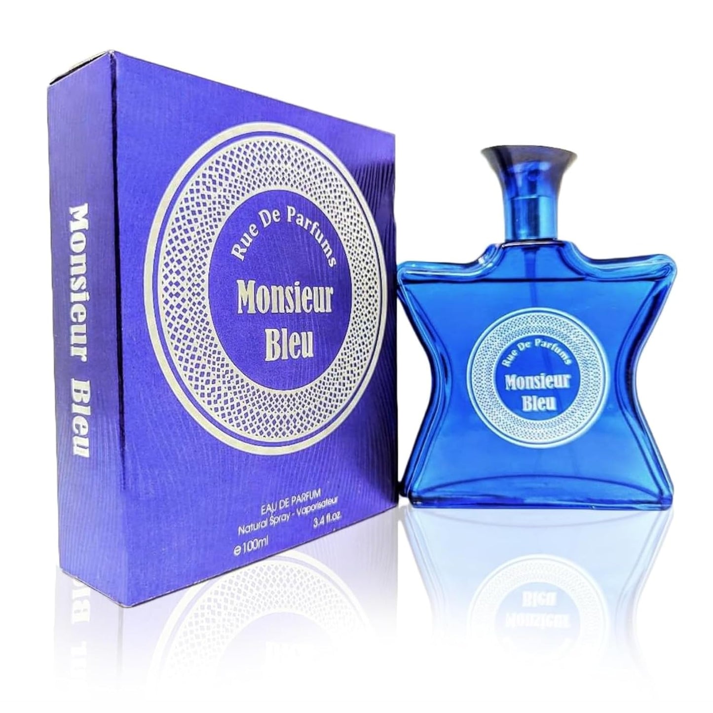 MONSIEUR BLEU POUR HOMME Eau De Parfum for Men - 3.4oz