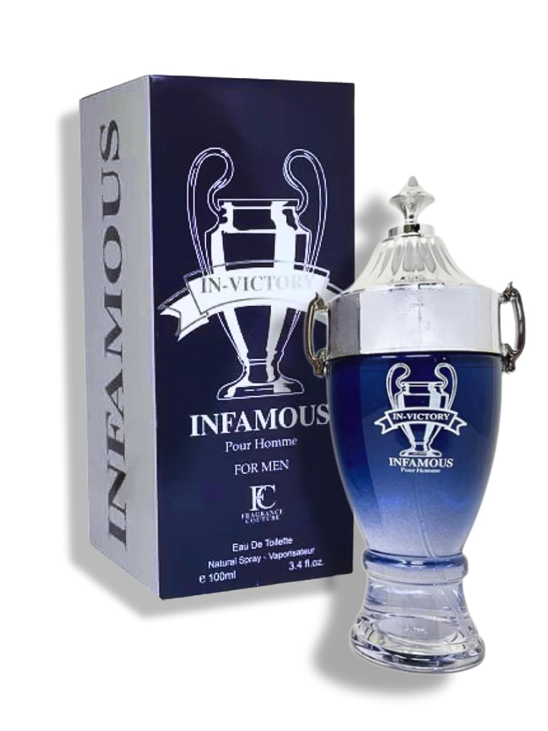 IN-VICTORY Infamous Eau De Parfum for Men - 3.4oz
