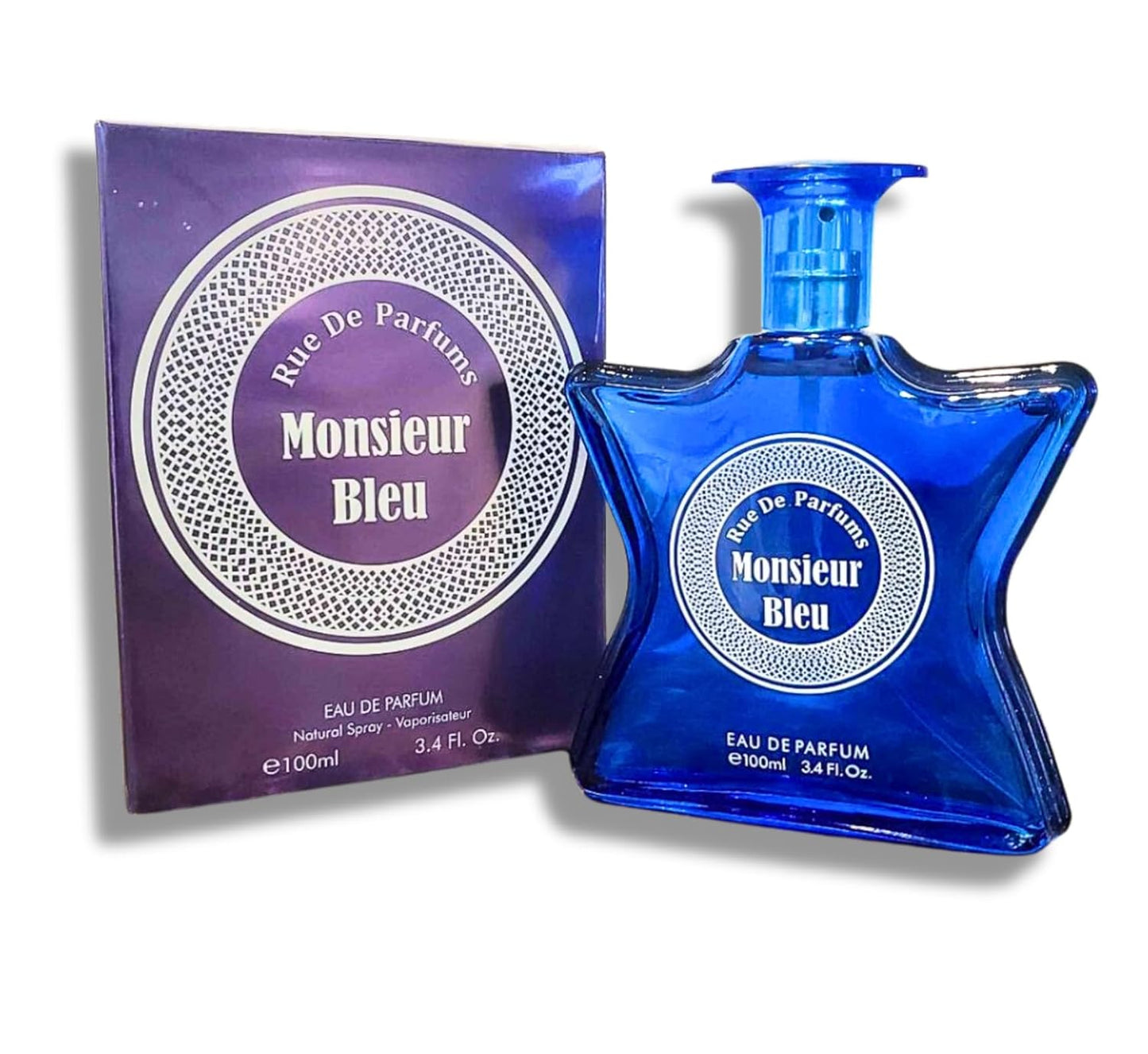 MONSIEUR BLEU POUR HOMME Eau De Parfum for Men - 3.4oz