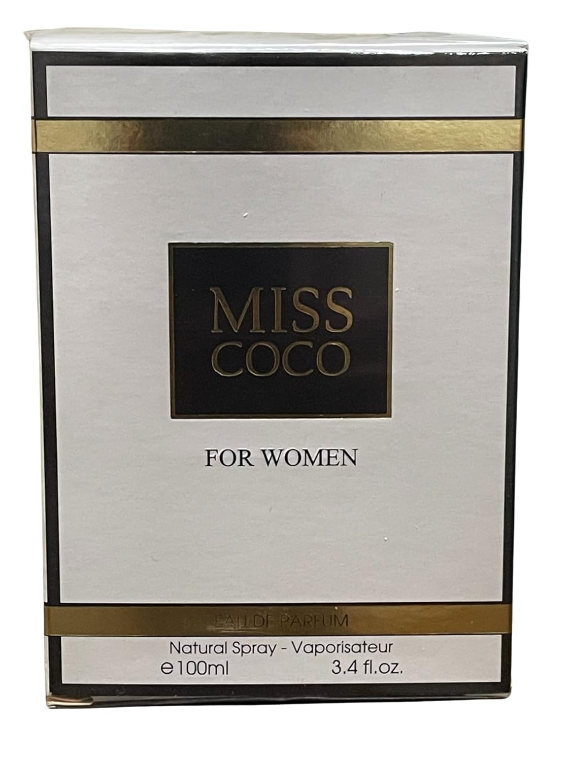 Miss Coco Eau De Parfum Spray Perfume for Women - 3.4oz