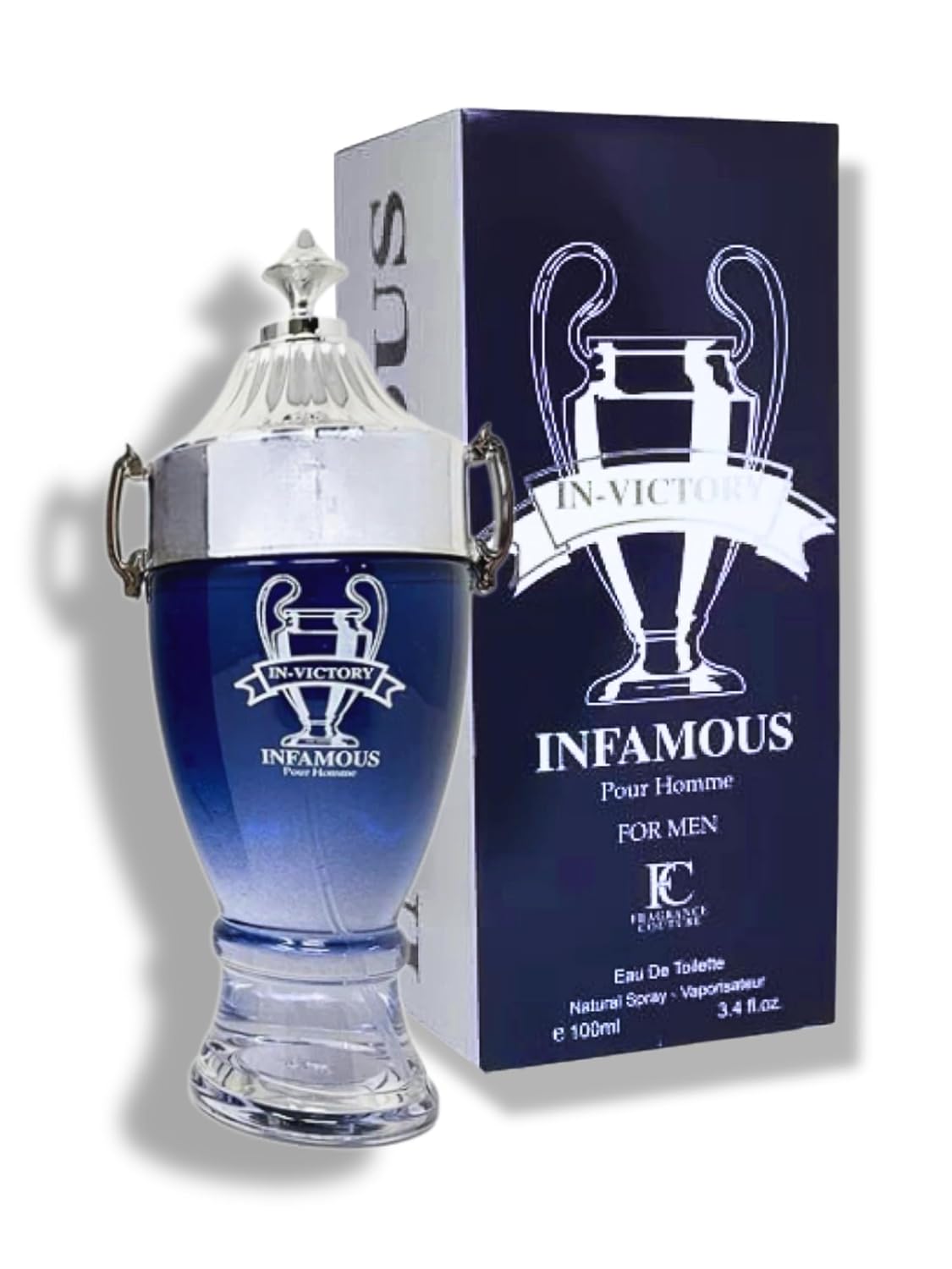 IN-VICTORY Infamous Eau De Parfum for Men - 3.4oz