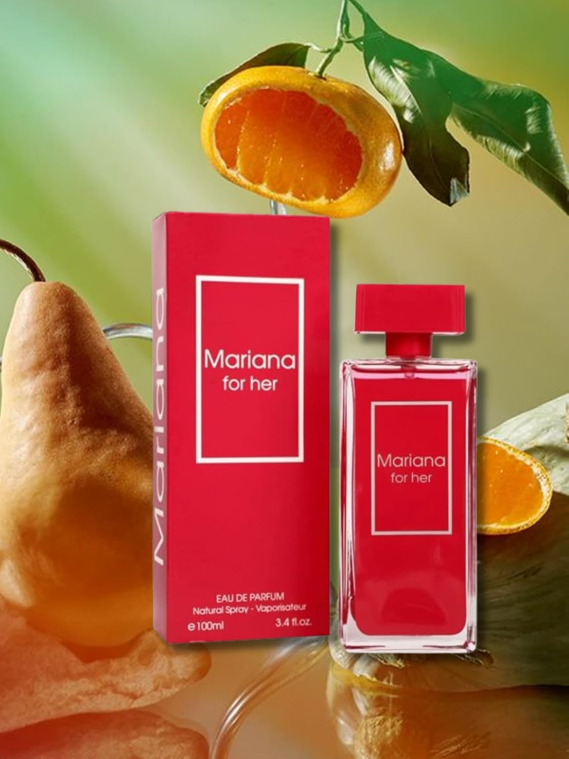 Mariana for Her Eau De Parfum Spray Perfume for Women - 3.4oz