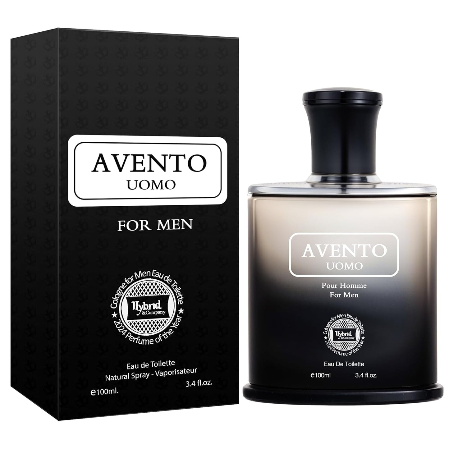 Avento Uomo Eau De Parfum for Men - 3.4oz