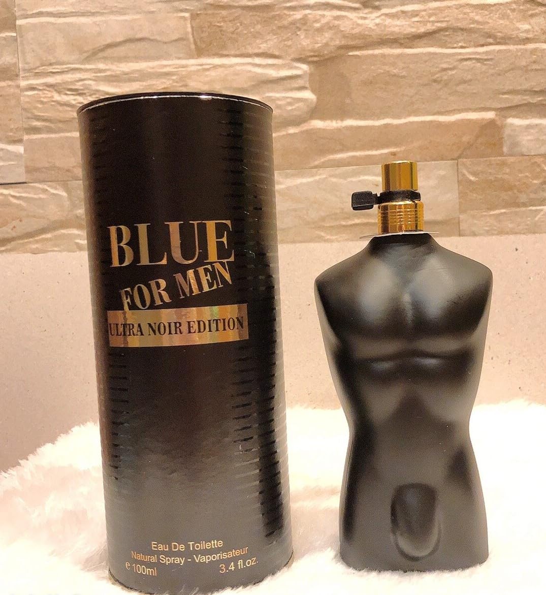 BLUE FOR MEN Ultra Noir Edition Eau De Parfum for Men - 3.4oz