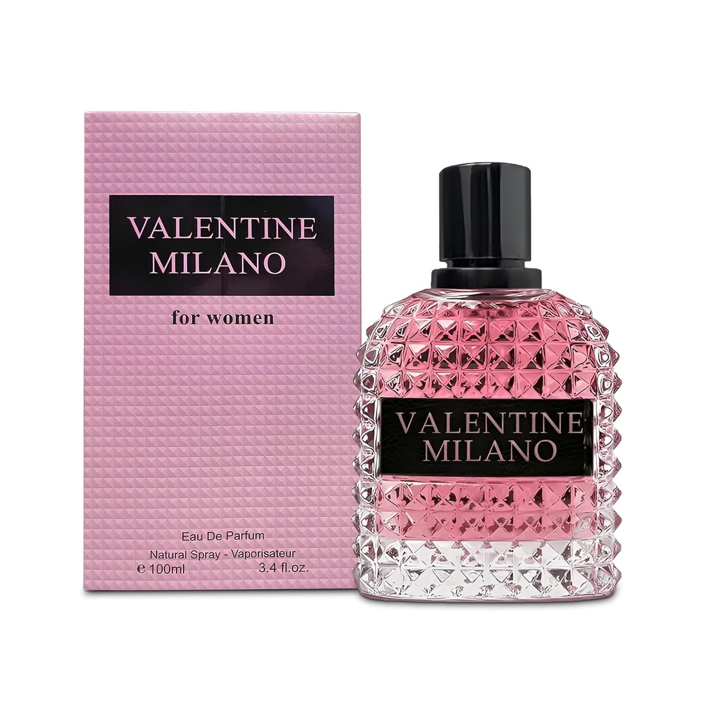 Valentine Milano Eau De Parfum Spray Perfume for Women - 3.4oz