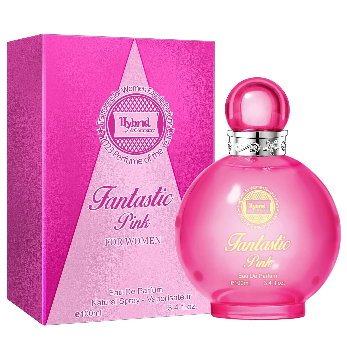 Fantastic Pink for Women Eau De Parfum Spray Perfume- 3.4oz