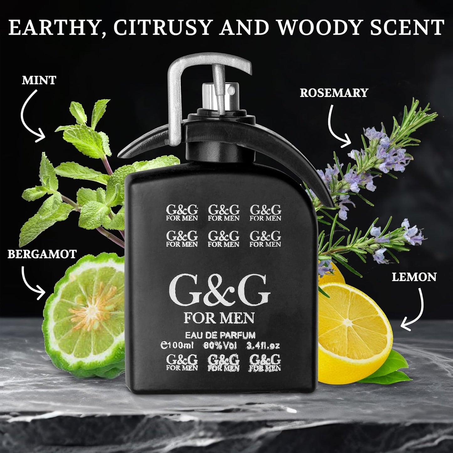 G&G Eau De Parfum for Men - 3.4oz