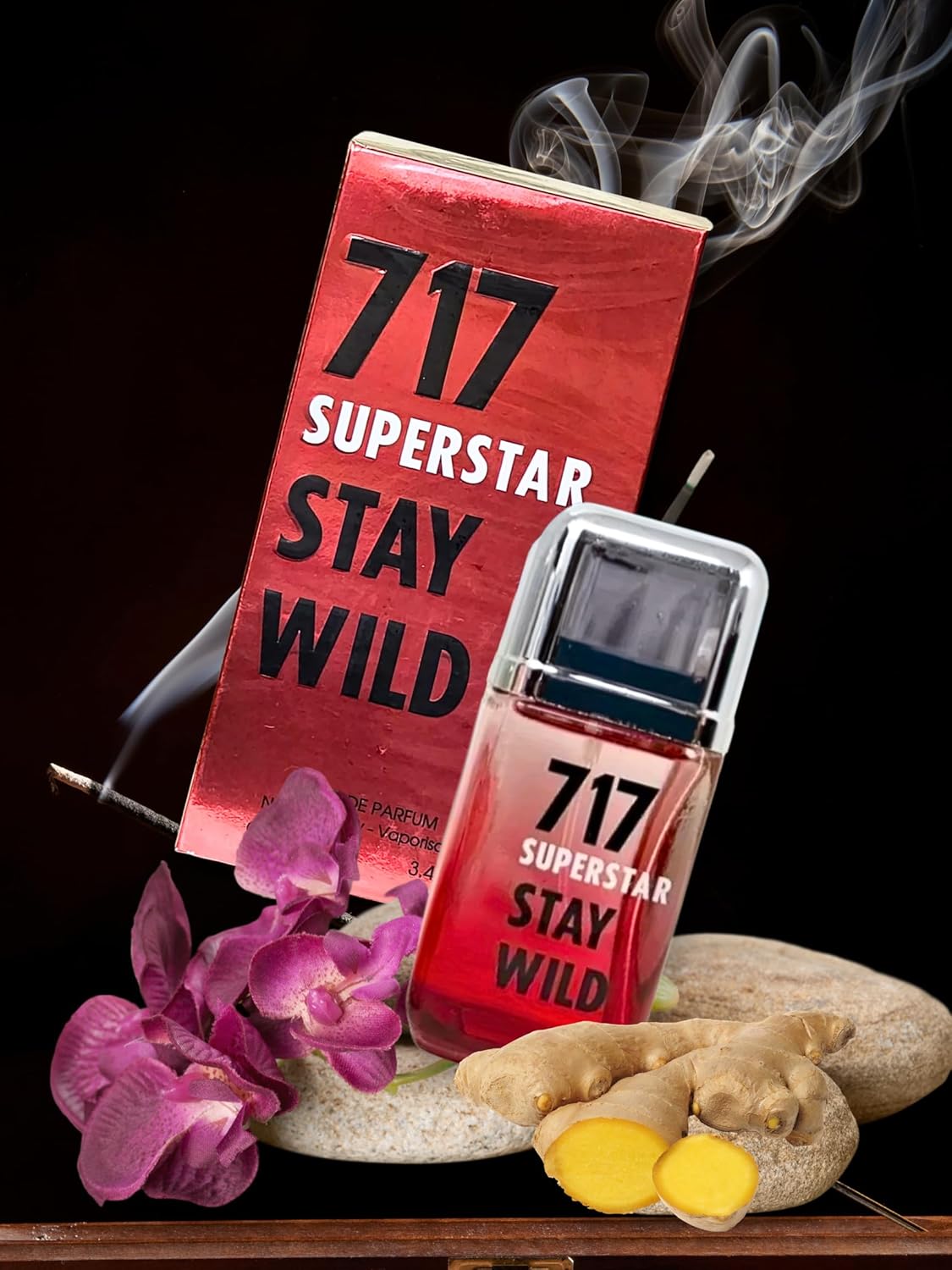 717 Superstar Stay Wild for Men Eau De Parfum - 3.4oz