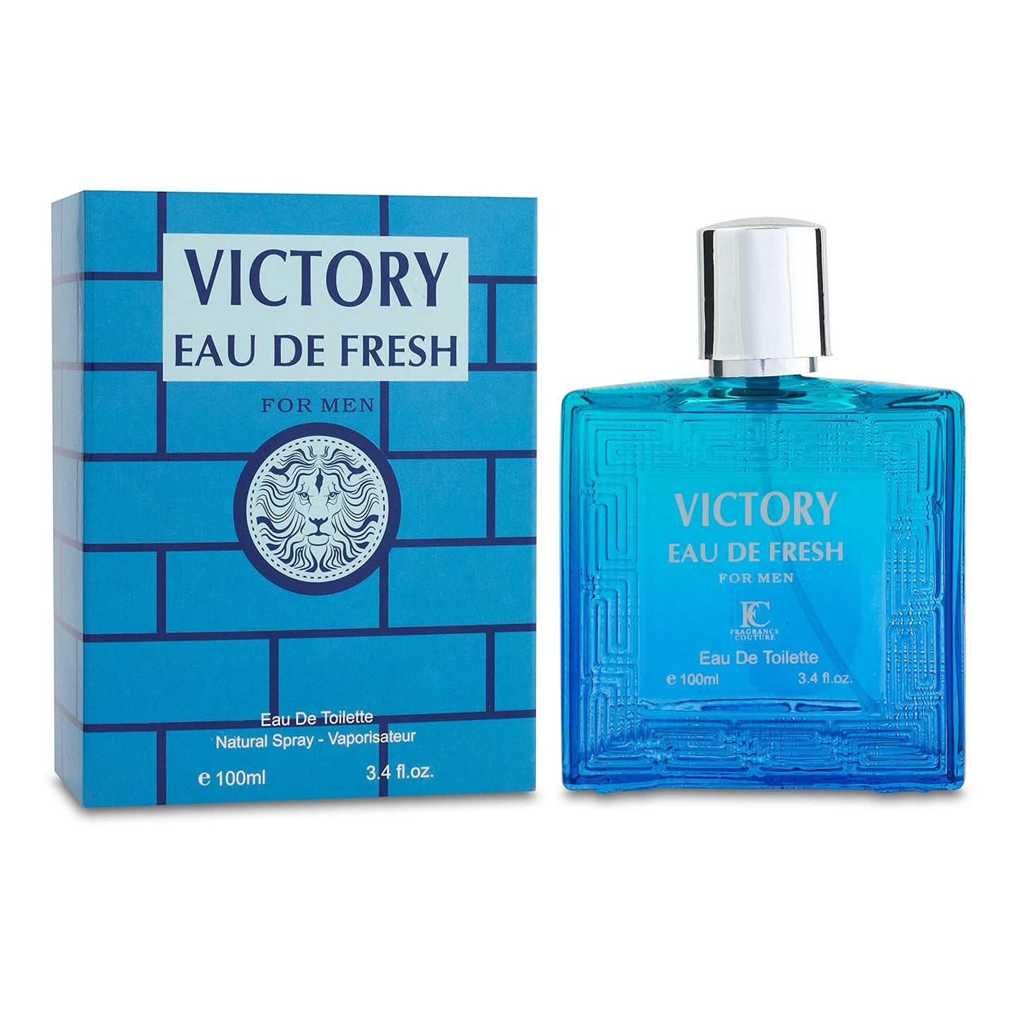 Victory Eau De Fresh for Men Eau De Parfum - 3.4oz