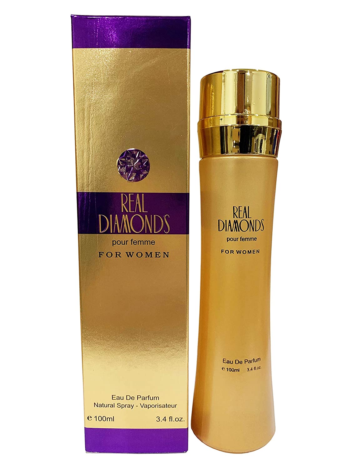 Real Diamonds Eau De Parfum Spray Perfume for Women - 3.4oz