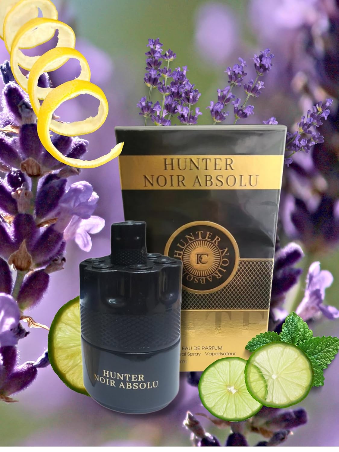 Hunter NOIR ABSOLU Eau De Parfum for Male - 3.4oz