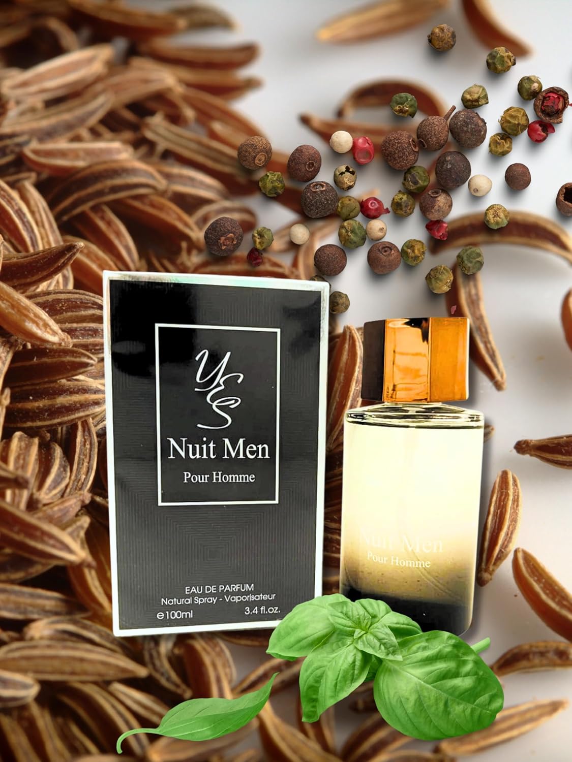 YES NUIT Eau de Toilette Perfume For Men - 3.4oz