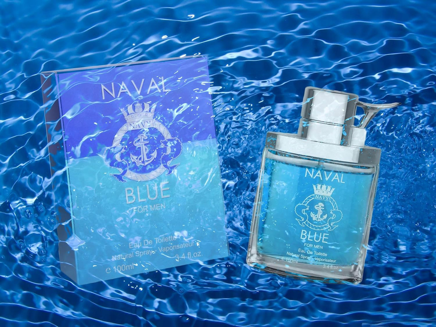 Naval Blue Men Perfume For Men - 3.4 oz