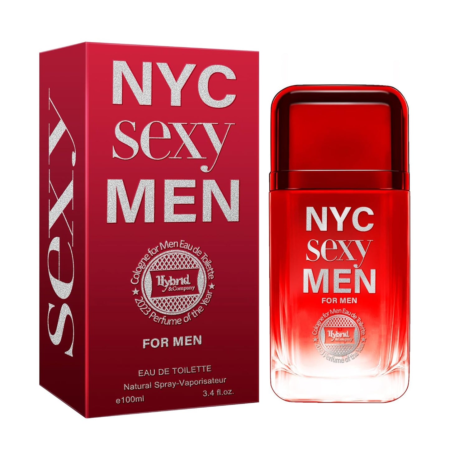 NYC SEXY MEN Eau De Parfum for Men - 3.4oz