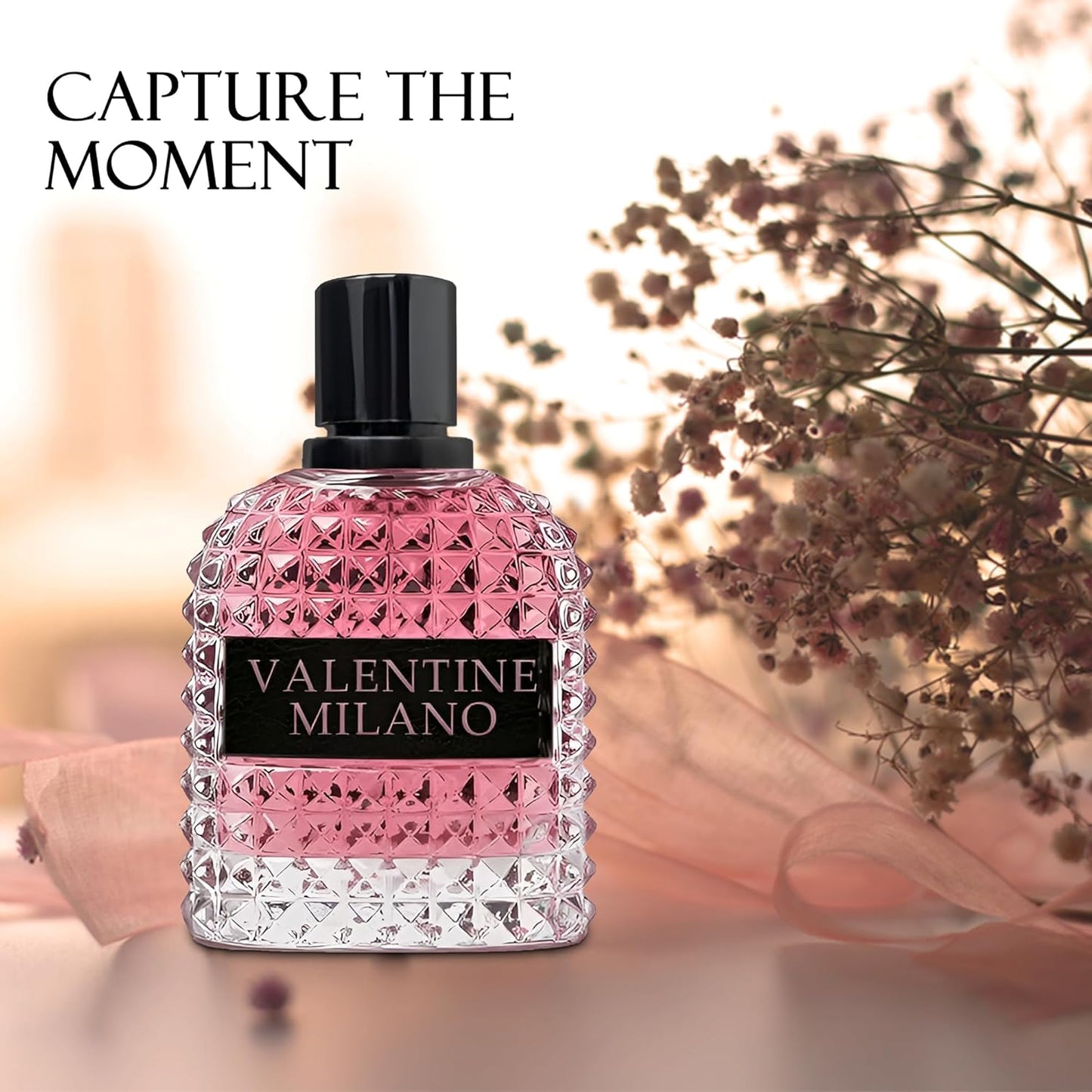 Valentine Milano Eau De Parfum Spray Perfume for Women - 3.4oz