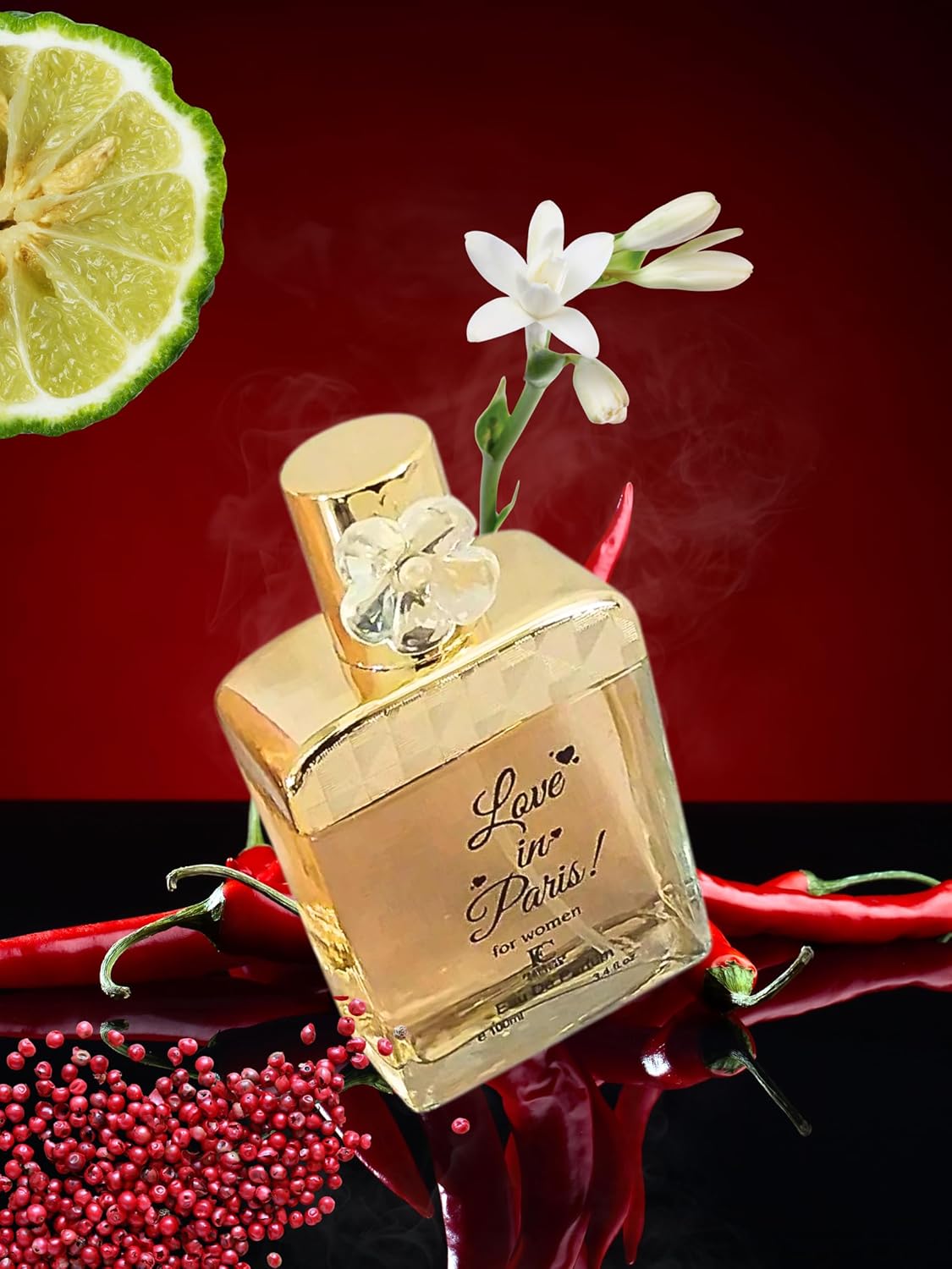 Love in Paris Eau De Parfum Spray Perfume for Women - 3.4oz
