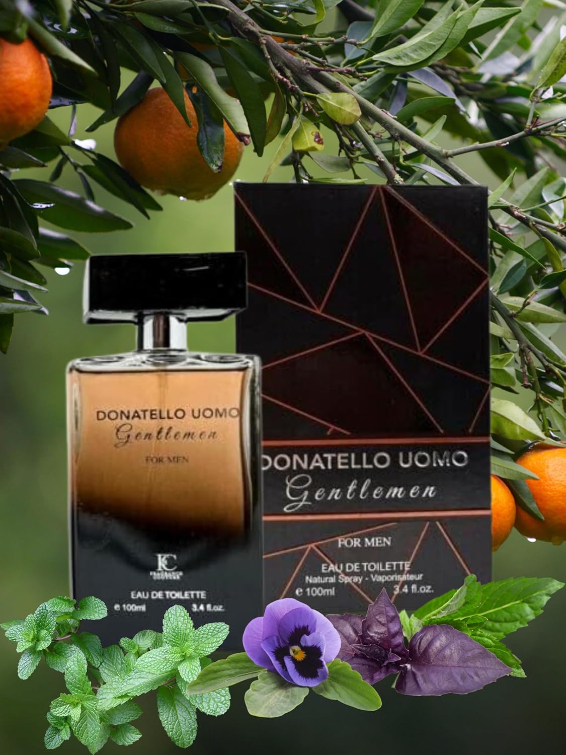 Donatello UOMO Gentleman Eau De Parfum for Men - 3.4oz