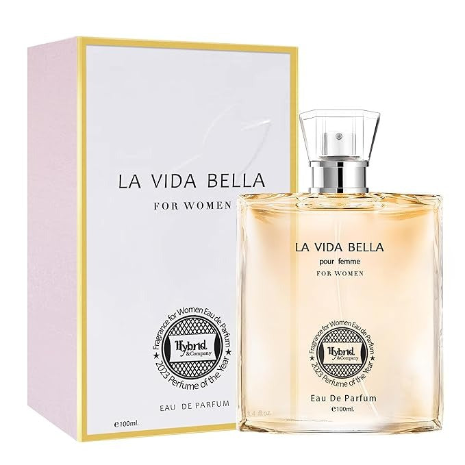 LA VIDA BELLA POUR FEMME Eau De Parfum Spray Perfume for Women - 3.4oz