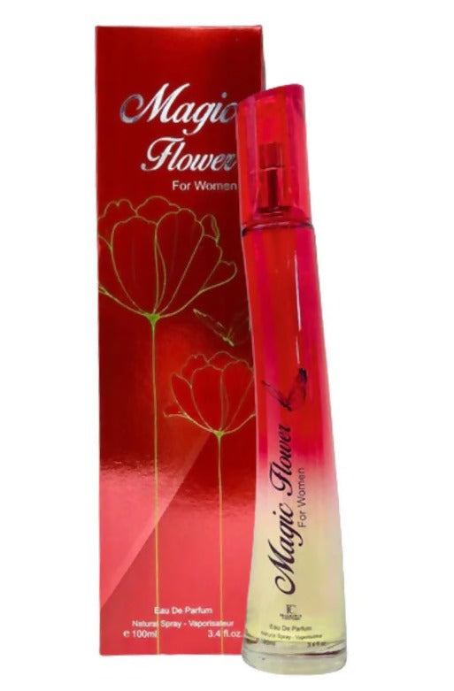 MAGIC FLOWER for Women Eau De Parfum Spray Perfume- 3.4oz