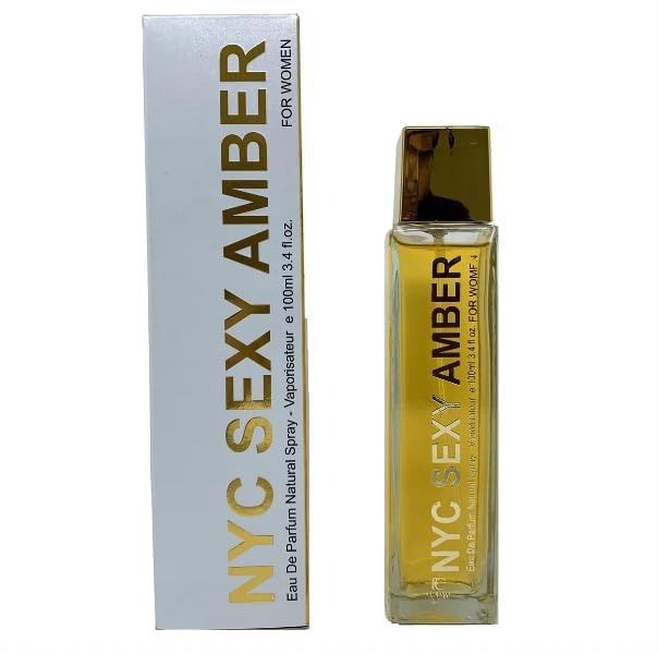 NYC SEXY AMBER 3.4 oz Sporty Citrus fragrance for Women Eau De Parfum