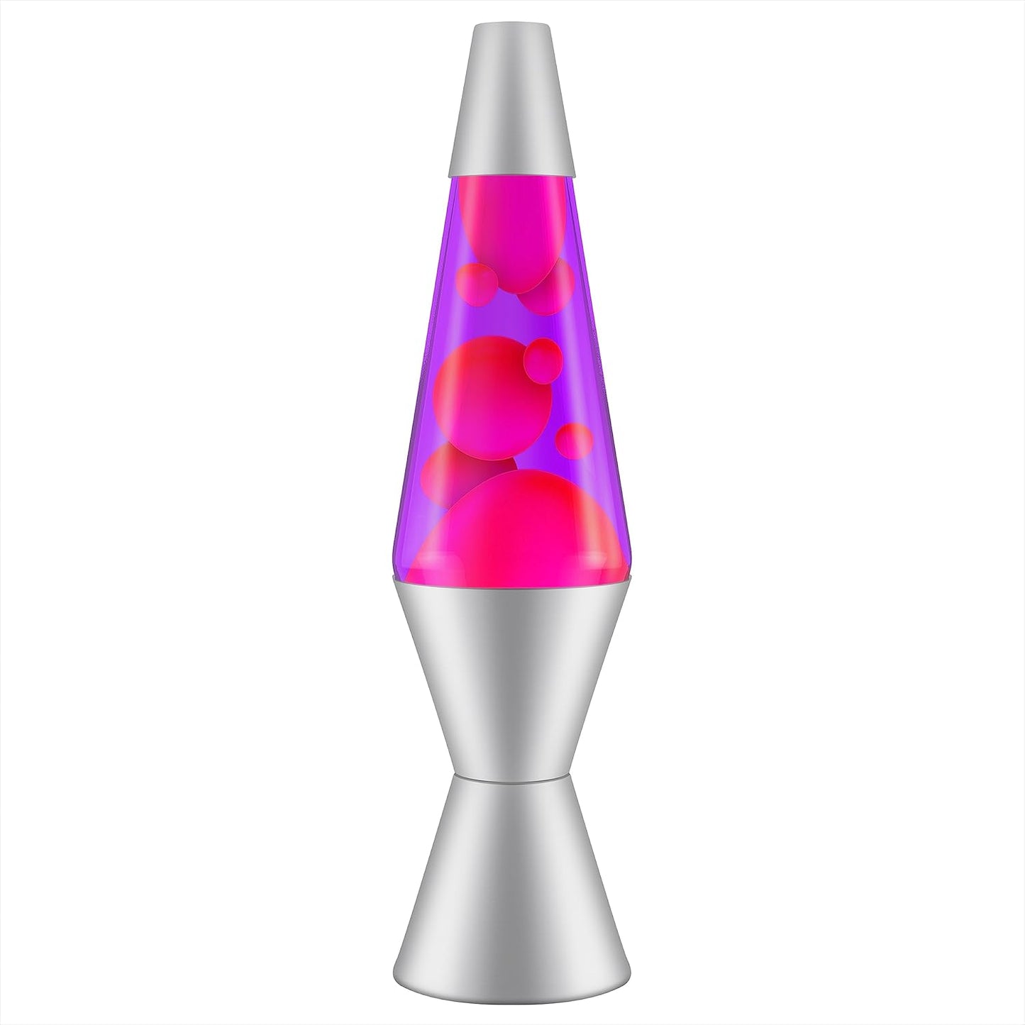 LAVA 2121 (Pink/Purple 14.5" Classic Motion (r) Lamp Silver)