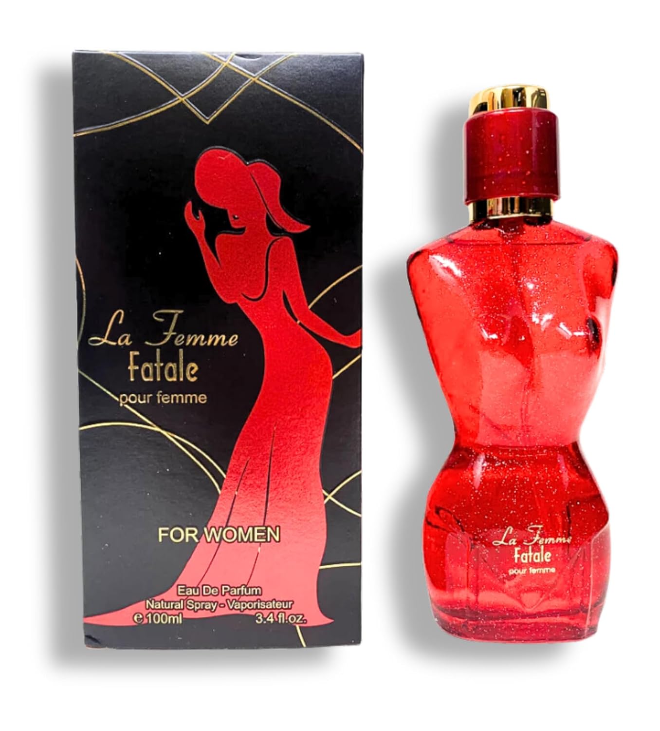 LA FEMME FATALE EAU DE PARFUME 3.4 F.L Oz. Oriental Floral fragrance for women