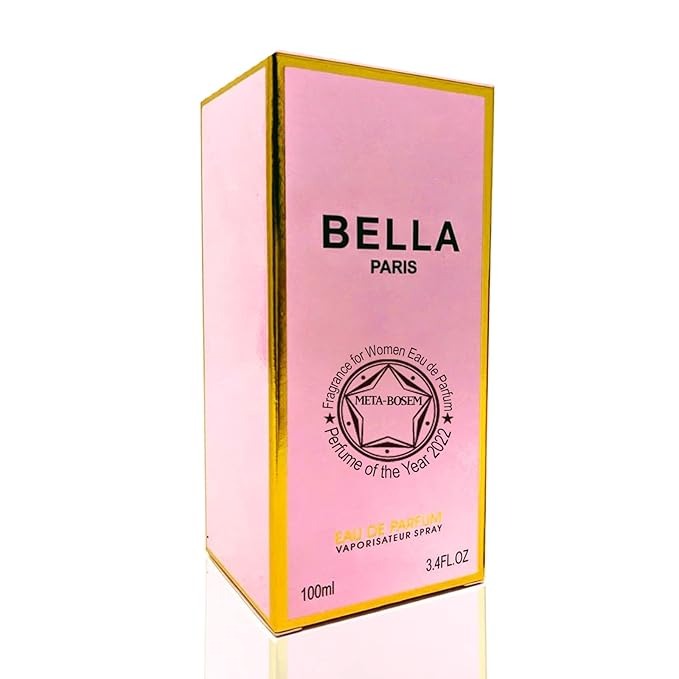 Bella Paris Fragrance Eau De Parfum Spray Perfume for Women - 3.4oz